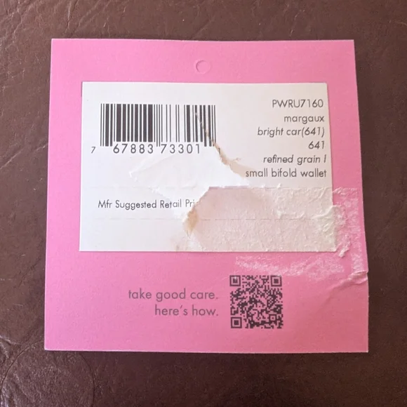 Kate Spade Pink Leather Wallet - Picture 6 of 6